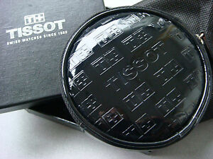 【送料無料】腕時計　ティソブラックラウンドホルダーケースボックス
