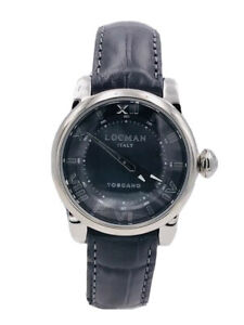 【送料無料】腕時計　オロロギロクマントスカーノアッチャイオペッレスコンタティッシモヌオーヴォorologio locman toscano ref595aa770 acciaio pelle 33mm scontatissimo nuovo