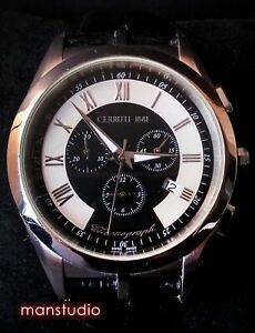 【送料無料】腕時計　パリニーノセルティクロノグラフメンファッションラグジュアリーウォッチモデルparis nino cerruti 1881 chronograph men fashion luxury watch model 805 rare