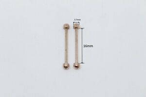 【送料無料】腕時計　×ラグストラップステンレススチールスクリューピンバーサイズオプション2 x stainless steel screw pin bar for watch lug strapssize options 16mm 21mm