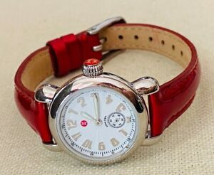 【送料無料】腕時計 ミケーレウォッチレディースグロッシーレッドレザーストラップウォッチmichele watches mini csx ladies glossy red leather strap watch 【送料無料】腕時計 ミケーレウォッチレディースグロッシーレッドレザーストラップウォッチmichele watches mini csx ladies glossy red leather strap watch