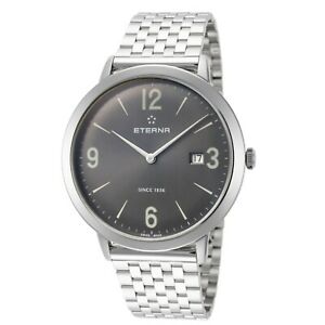 eterna 273041581746 mens eternity silver quartz watchクォーツウォッチ※注意※NYからの配送になりますので2週間前後お時間をいただきます。人気の商品は在庫が無い場合がございます。ご了承くだ...