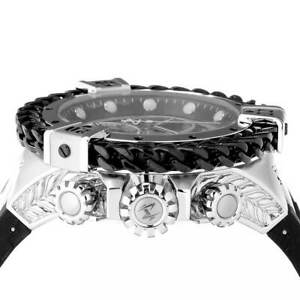 【送料無料】腕時計　インビクタメンズウォッチリザーブハーククォーツクロノグラフブラックラバーストラップ