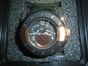 【送料無料】腕時計　メンズインビクタスイスブラックシリコンステンレススチール(2)