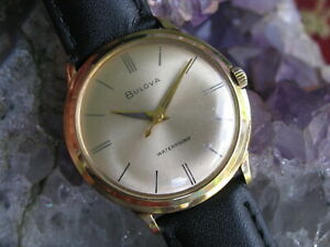 【送料無料】腕時計 ブローバヴィンテージマニュアルムーブメントbulova vintage 10k rgp manual wind wrist watch, 11alc movement