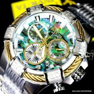 【送料無料】腕時計　インビクタボルトアワビステンレススイスクロノグラフウォッチinvicta bolt abalone stainless steel swiss mvt chronograph 51mm watch