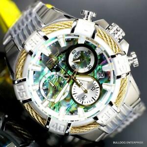 【送料無料】腕時計　インビクタボルトアワビステンレススイスクロノグラフウォッチinvicta bolt abalone stainless steel swiss mvt chronograph 51mm watch