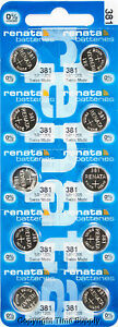 【送料無料】腕時計 レナータフリーシップ10 pc 381 renata watch batteries sr1120sw free ship 0 mercury