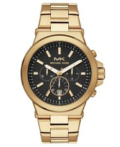 【送料無料】腕時計 メンズクロノグラフディランゴールドトーンステンレススチールブレスレットmens chronograph dylan goldtone stainless steel bracelet watch