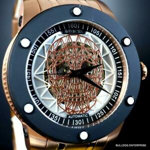 【送料無料】腕時計 インビクタスピードウェイスケトナイズローズゴールドトーンスチールinvicta speedway skull sketonized rose gold tone steel automatic 51mm