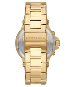 【送料無料】腕時計　メンズクロノグラフディランゴールドトーンステンレススチールブレスレットmens chronograph dylan goldtone stainless steel bracelet watch