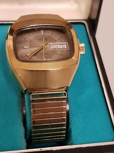 【送料無料】腕時計　ヴィンテージメンズシクラジュエルオリジナルボックスrare vintage mens sicura 17 jewel automatic watch c1975 original boxamp; guarantee