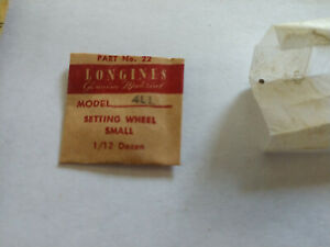 【送料無料】腕時計 ヴィンテージロンジンモデルセッティングホイールパートvintage nos longines model 4ll setting wheel, part 22