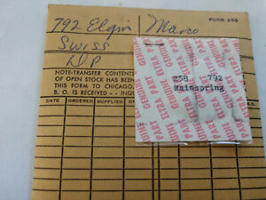 【送料無料】腕時計 ヴィンテージエルギングレードメインスプリングパートvintage nos elgin grade 792 wrist watch mainspring, part 258 【送料無料】腕時計 ヴィンテージエルギングレードメインスプリングパートvintage nos elgin grade 792 wrist watch mainspring, part 258