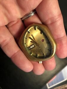 ラドー 【送料無料】腕時計　ヴィンテージラドーvintage rare rado ncc 404 day date automatic works, but in rough shape