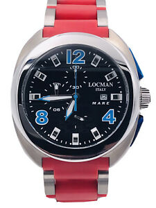 腕時計　オロロギロクマンマーレクロノタイタニオゴンマスコンタティッシモヌオーヴォorologio locman mare chrono 47mm 130krbl690 titaniogomma scontatissimo nuovo