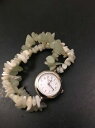 【送料無料】腕時計 レガシーストレッチストーンビーズレディースlegacy stretch stone beads ladies wrist watch(2)