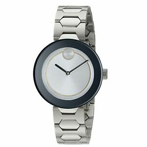 【送料無料】腕時計　モバドグレークォーツウォッチmovado 3600381 womens bold grey quartz watch