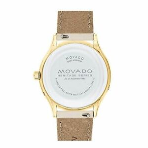 【送料無料】腕時計　モバドホワイトクォーツウォッチmovado 3650072 womens heritage white quartz watch