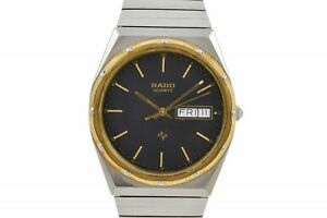 【送料無料】腕時計 ヴィンテージラドークォーツスチールゲンツvintage rado quartz 11432414 steel gents midsize watch 1016