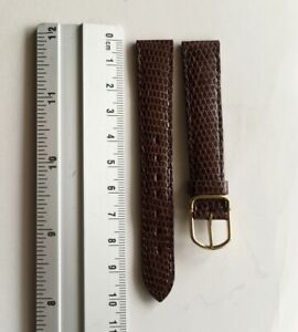 【送料無料】腕時計　ブレスレットドモントルヴィンテージデイムアンレザードbracelet de montre vintage dame en lezard 14 mm