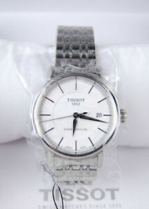 【送料無料】腕時計 ボックスタグホワイトtissot powermatic 80 watch t0854071101100 in box tags stainless 40mm white