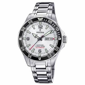 【送料無料】腕時計 フェスティナメンズシルバートーンfestina f204781 mens silver tone automatic wristwatch 【送料無料】腕時計 フェスティナメンズシルバートーンfestina f204781 mens silver tone automatic wristwatch