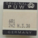 【送料無料】腕時計 パートホイールカノンピニオンドライビングホイールpuw 681 part 242, minutenrohr mit mitnehmerad ...