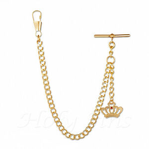 【送料無料】腕時計　ピークブリンダーゴールドカラーシングルアルバートポケットウォッチチェーンクラウンペンダント