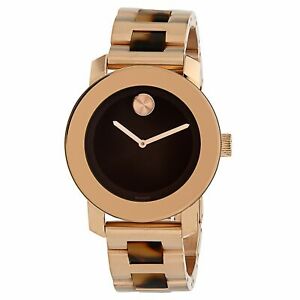 【送料無料】腕時計 モバドボールドブラウンクォーツウォッチmovado 3600189 womens bold brown quartz watch