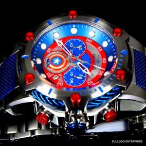 【送料無料】腕時計　インビクタマーベルキャプテンアメリカボルトスチールリミテッドエドクロノグラフウォッチinvicta marvel captain america bolt 51mm steel limited ed chronograph watch