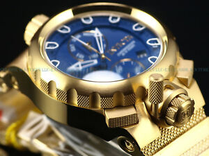 【送料無料】腕時計　インビクタメンズスナイパースイスクォーツクロノゴールドウォッチinvicta mens 50mm coalition forces sniper swiss quartz chrono 18k gold ip watch