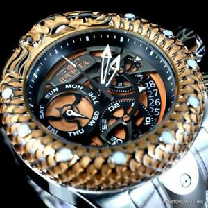 ̵ӻסӥΥॹХɥ饴󥹥륹ɥȡ󥯥Υåinvicta venom subaqua dragon scale steel rose gold tone chrono 52mm watch