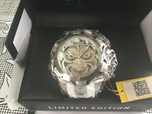 【送料無料】腕時計 リザーブコミックジョーカーヴェノムスイスクォーツホワイトクロノウォッチinvicta reserve ltd dc comic joker 52mm venom swiss quartz white chrono watch