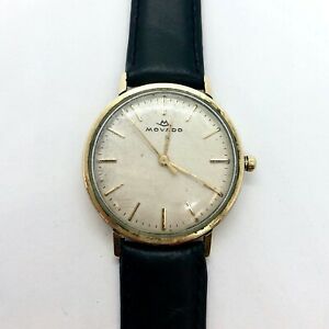 【送料無料】腕時計　ヴィンテージモバドゴールドvintage movado 14k gold filled watch