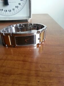 【送料無料】腕時計 メンズステンレススチールmovado mens stainless steel watch, pre owned