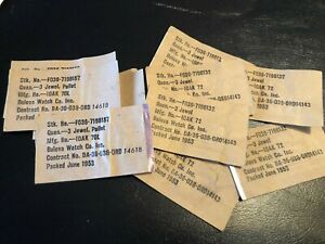 【送料無料】腕時計　ヴィンテージパッケージドブローバパーツ