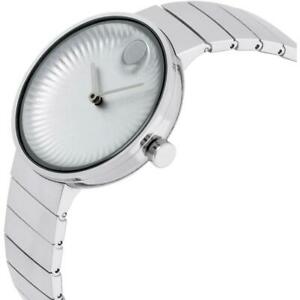 【送料無料】腕時計　モバドエッジブラシシルバートーンスリムウォッチmovado 3680015 edge brushed silver tone slim watch