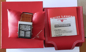 【送料無料】腕時計　スイストリプルタイムフライゾーンswiss legend triple time flyzone unworn in the box with papers