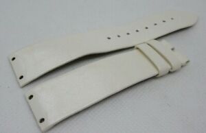 【送料無料】腕時計　ピアジェホワイトレザーストラップpiaget 20mm white leather strap oem genuine