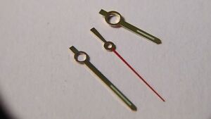 【送料無料】腕時計　ウォッチハンズルミネセントイエローレッドホー3 watch hands luminescent yellow and red hour minute second hands, hour 195 ho