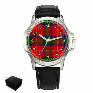 【送料無料】腕時計　チザムスコットランドタータンメンズchisholm scottish clan tartan gents mens wrist watch best gift engraving
