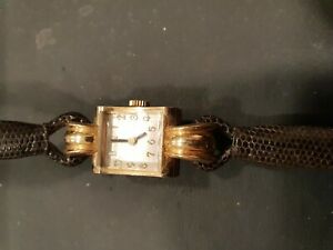 【送料無料】腕時計　モントレフェムレトロブレスレットコブラmontre femme or 18 k retro bracelet cobra(2)