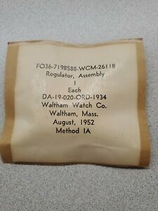 【送料無料】腕時計　ウォルサムレギュレータシールパックナビゲーションハックウォッチ