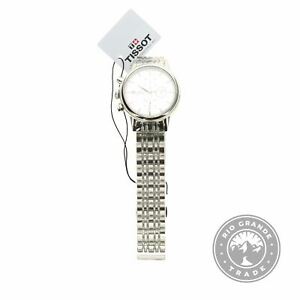 【送料無料】腕時計 シルバーステンレスカーソンクロノグラフウォッチ tissot t0854271101100 carson chronograph watch in silver stainless steel