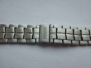 【送料無料】腕時計 パルサークラスプステンレスモデルgenuine pulsar 20mm clasp amp; 19mm links stainless not sure what model used con