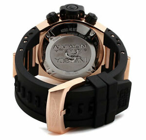 【送料無料】腕時計　インビクタメンズスバクアノマクロノグラフブラックポリウレタンダイブウォッチ