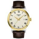 【送料無料】腕時計　ブランドティソメンズクラシックドリームブラウンレザーウォッチ*brand * tissot mens classic dream brown leather watch t1294102626300