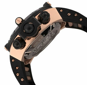 【送料無料】腕時計　インビクタメンズスバクアノマクロノグラフブラックポリウレタンダイブウォッチ