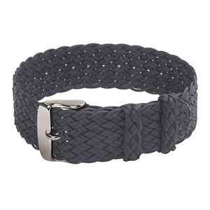 【送料無料】腕時計　ダブルナイロンパーロンウォッチストラップdouble braided nylon perlon watch strap